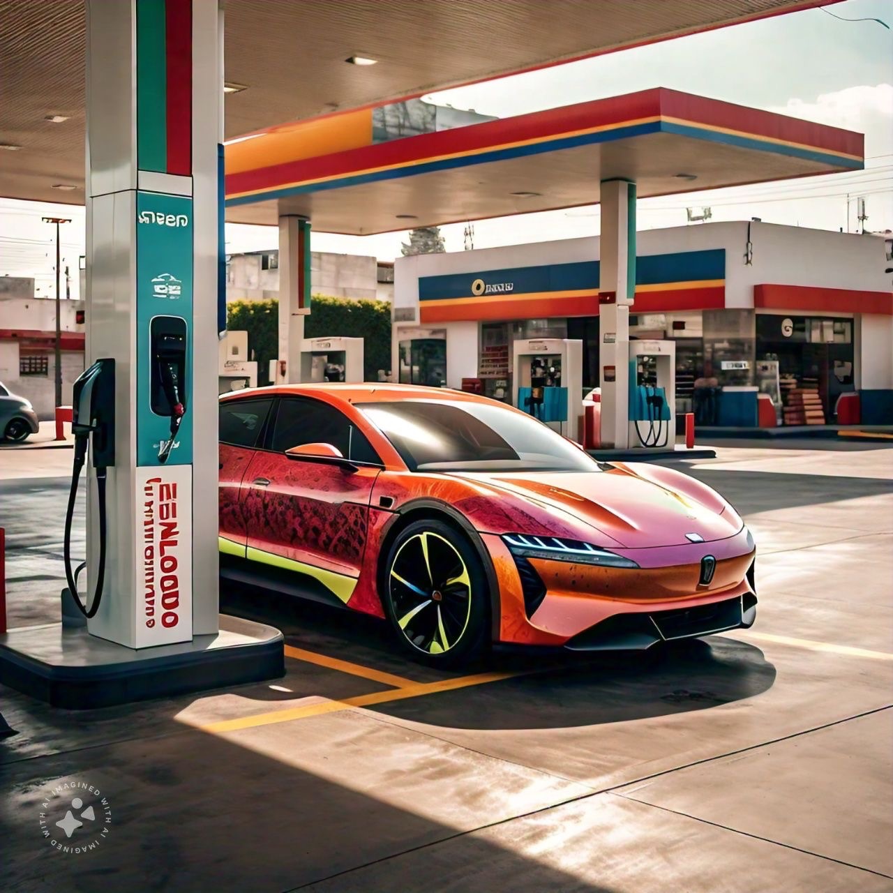 cargando en gasolinera mexico cargando en gasolinera mexico